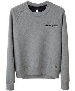 New York Grey Sweatshirts