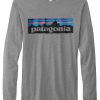 Pantagonia grey long sleave shir