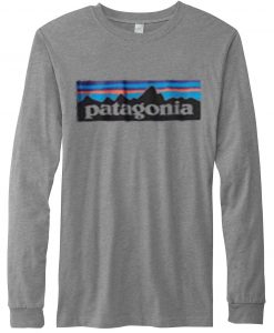 Pantagonia grey long sleave shir