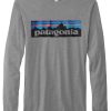 Pantagonia grey long sleave shirt