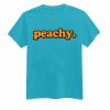 Peachy Blue aqua tees