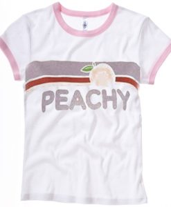 Peachy pink ringer T-Shirt