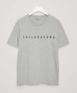 Perspective Grey Round neck tees