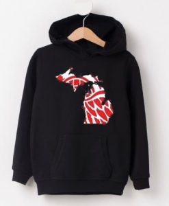 Red Wings Balck Sweatshirt