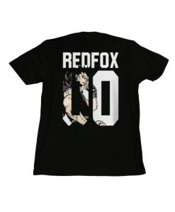 RedFox Anime Black Shirts Back