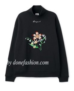 Respect Flower Print Sweatshirt