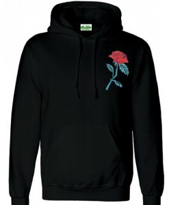 Rose black Hoodie