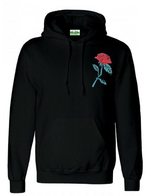 Rose black Hoodie