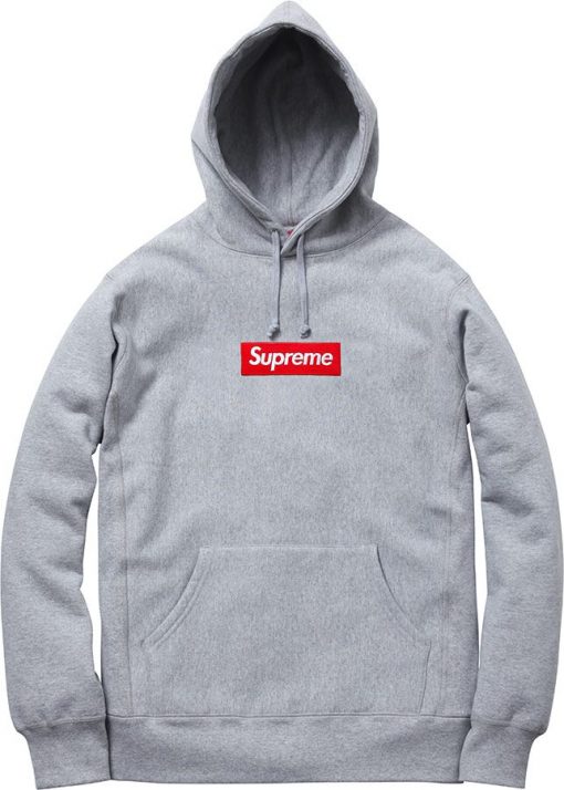 SUPREME GREY HOODIES