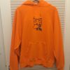 Silenced With Mask orange Hoodie