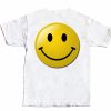 Smile face t shirt back