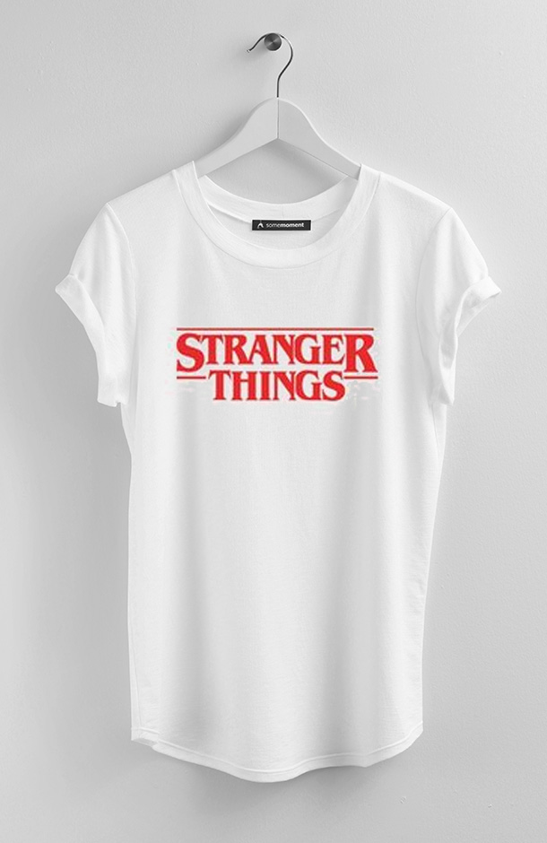 Stranger Things white T-Shirt - donefashion.com