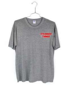 Strranger Things Grey T Shirts