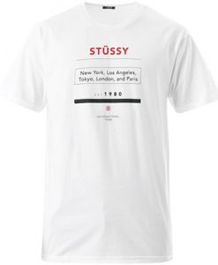 Stussy 1980 white Tees