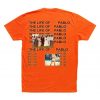 The Life of Pablo Orange T Shirt Back