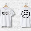 The Sad Society front back tees