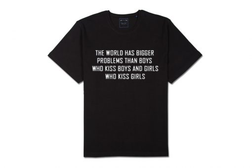 The World Has Bigger Problems Black T-shirt