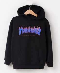 Thrasher Blue Flame HOODIE