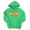 Thrasher Magazine Green Hoodie