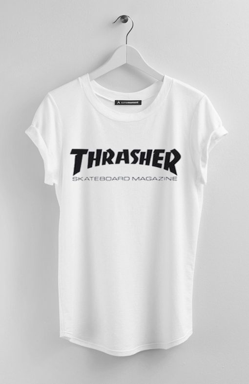 Thrasher Skateboard Magazine White T-Shirt