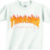 Thrasher White Crop Shirt