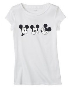 Three Mickey Mouse tees