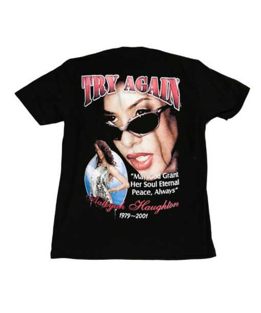 Try Aaliyah Hougton 1979-2001 Back Tees