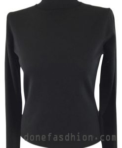 Turtleneck Longsleeve Black Sweater