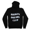 Unisex Broken Dreams Club back hoodie