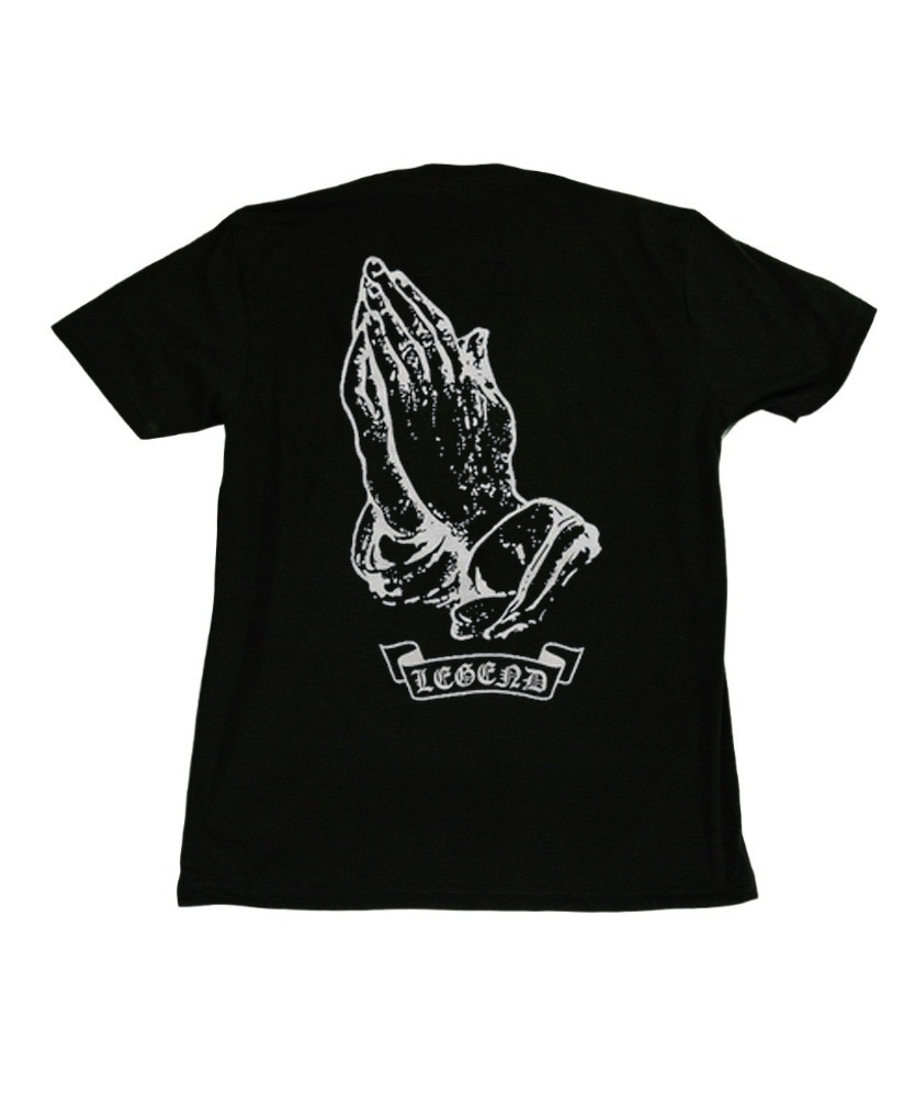 Urban PRAYING HANDS T-Shirt - donefashion.com