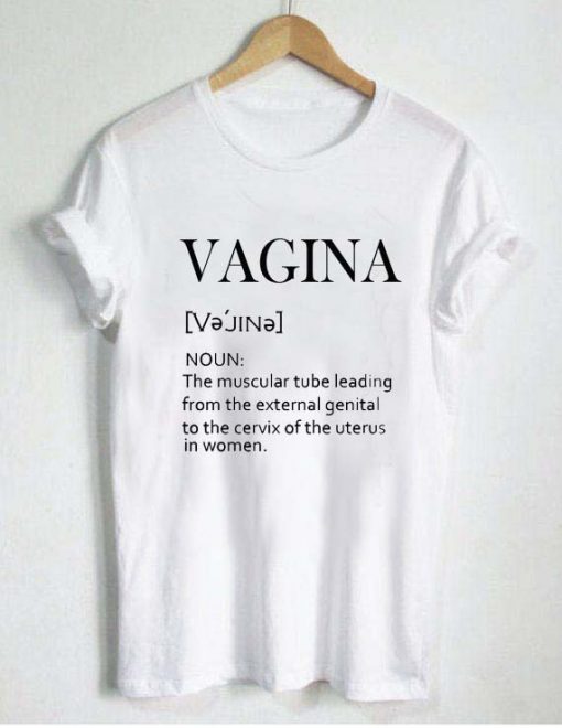 VAGINA T WHITE SHIRTS