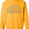 Vans Off The Wall Yellow long sleve shirt