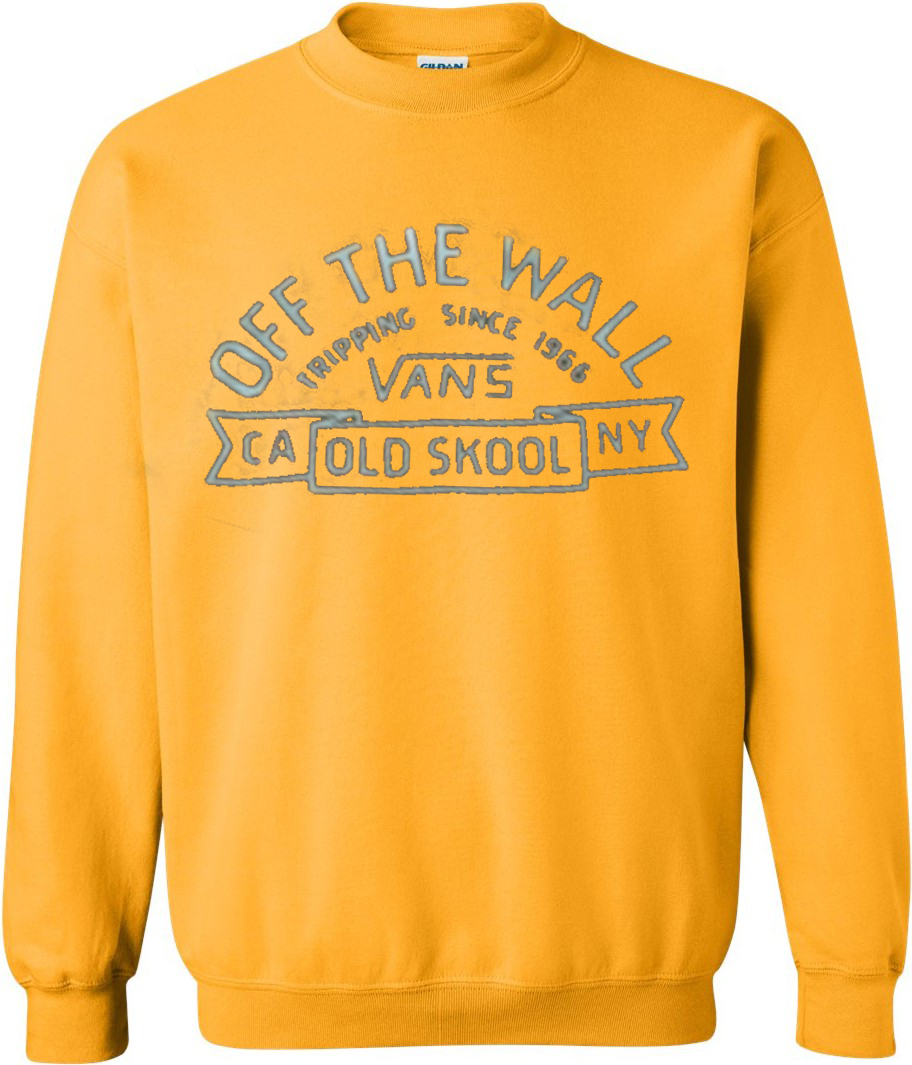 America vans off the wall t shirt yellow melbourne
