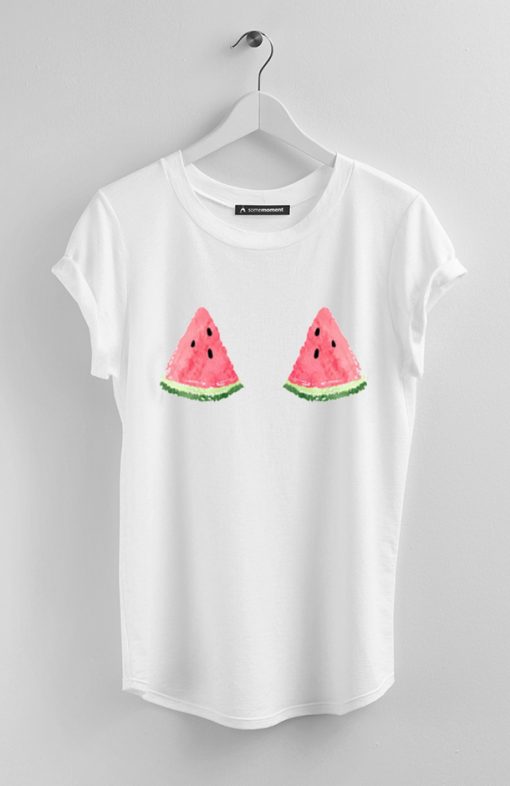 Watermelon Boobs white T-Shirt