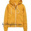 YELLOW ZIPPER HOODIES