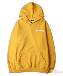 Yellow Shadow Hill Adult unisex Hoodies