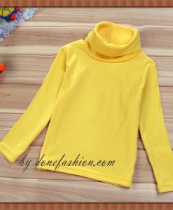 Yellow mustard long sleve turle neck shirts