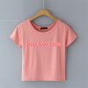 Your Loss Babe Pink Crop Shirtsa