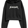 blackdope Cropped hooded top