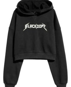 blackdope Cropped hooded top