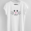 cute bunny face tshirt