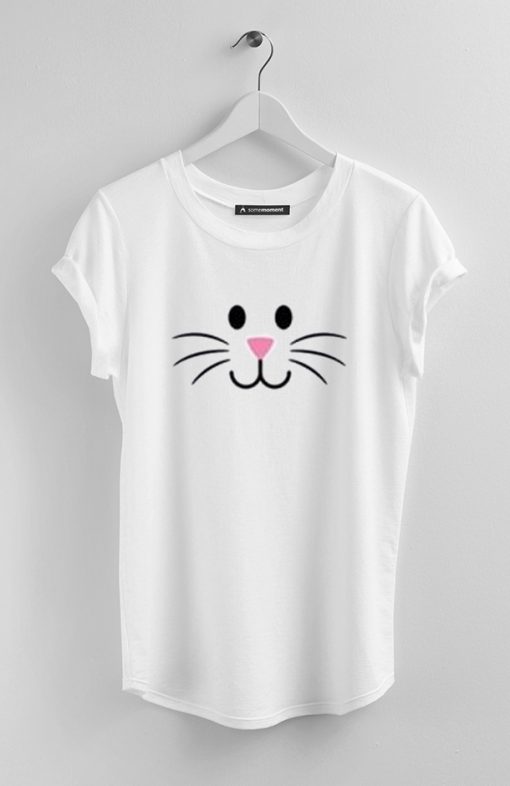 cute bunny face tshirt