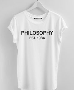 philosophy est 1984 t-shirt