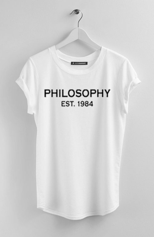 philosophy est 1984 t-shirt