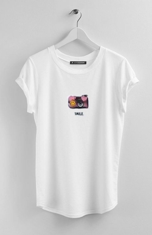 smile camera t-shirt