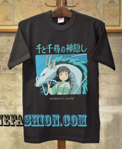 spirited away black tees