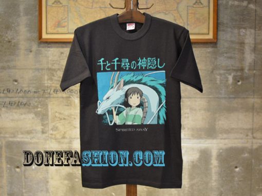 spirited away black tees