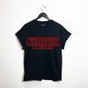 stranger things black cut t shirts