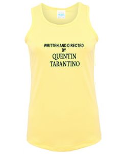 written and directed by quentin tarantino tanktop