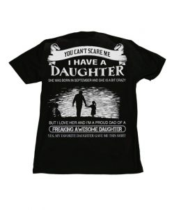 I have doughter back t shirts black